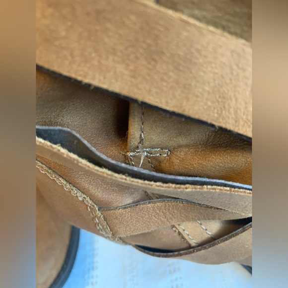 Steve Madden. Yale Belted Boot. Cognac Leather. US 7.5. Good Used*** - Picture 9 of 11